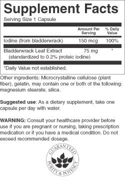 Bladderwrack 500 mg 60 cápsulas