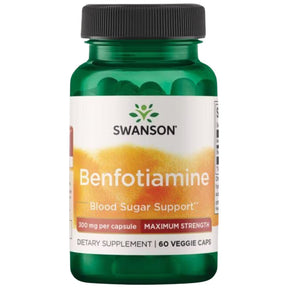 Benfotiamine 300 mg - Maximum Strength - 60 capsules - Nutra Best Europe