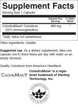 Colostrum 480 mg 60 capsules