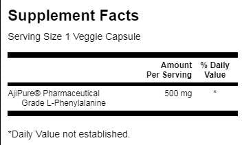 Ajipure L-Penylalanine 60 capsules