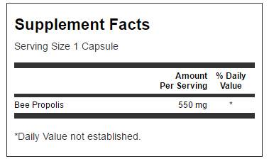 Bee Propolis 550 mg - 60 cápsulas