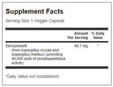 Optimum Potency Serrazimes 40,000 Units 66.7 mg 60 capsules