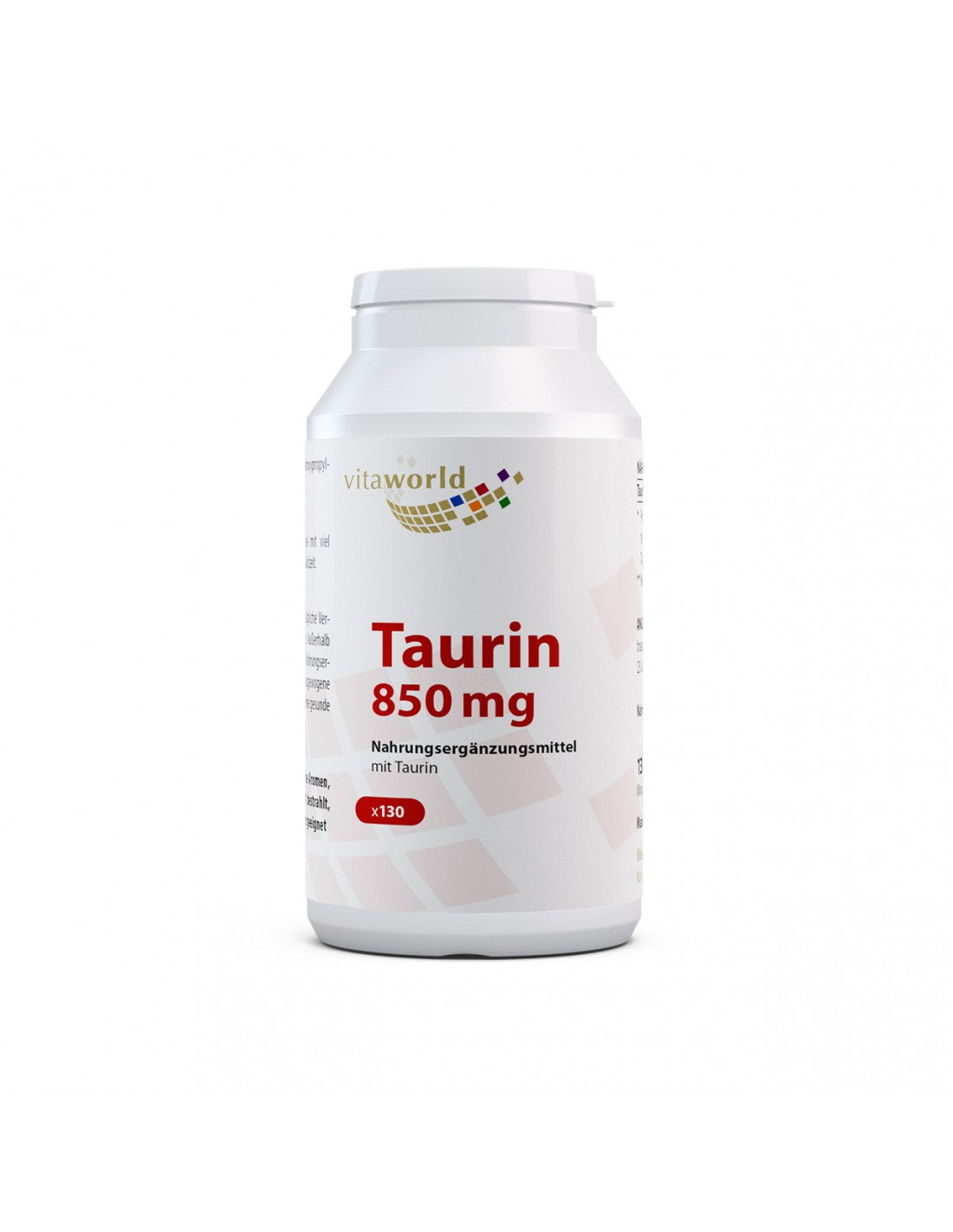 Taurin / Таурин 850 mg, 130 капсули - Feel You