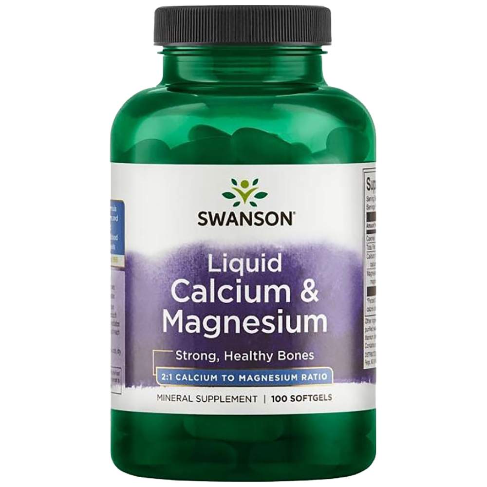 Liquid Calcium & Magnesium - 100 gel capsules