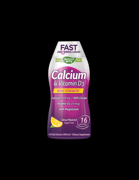 Calcium & Vitamin D3/ Калций и Витамин D3 х 480 ml Nature’s Way - Feel You