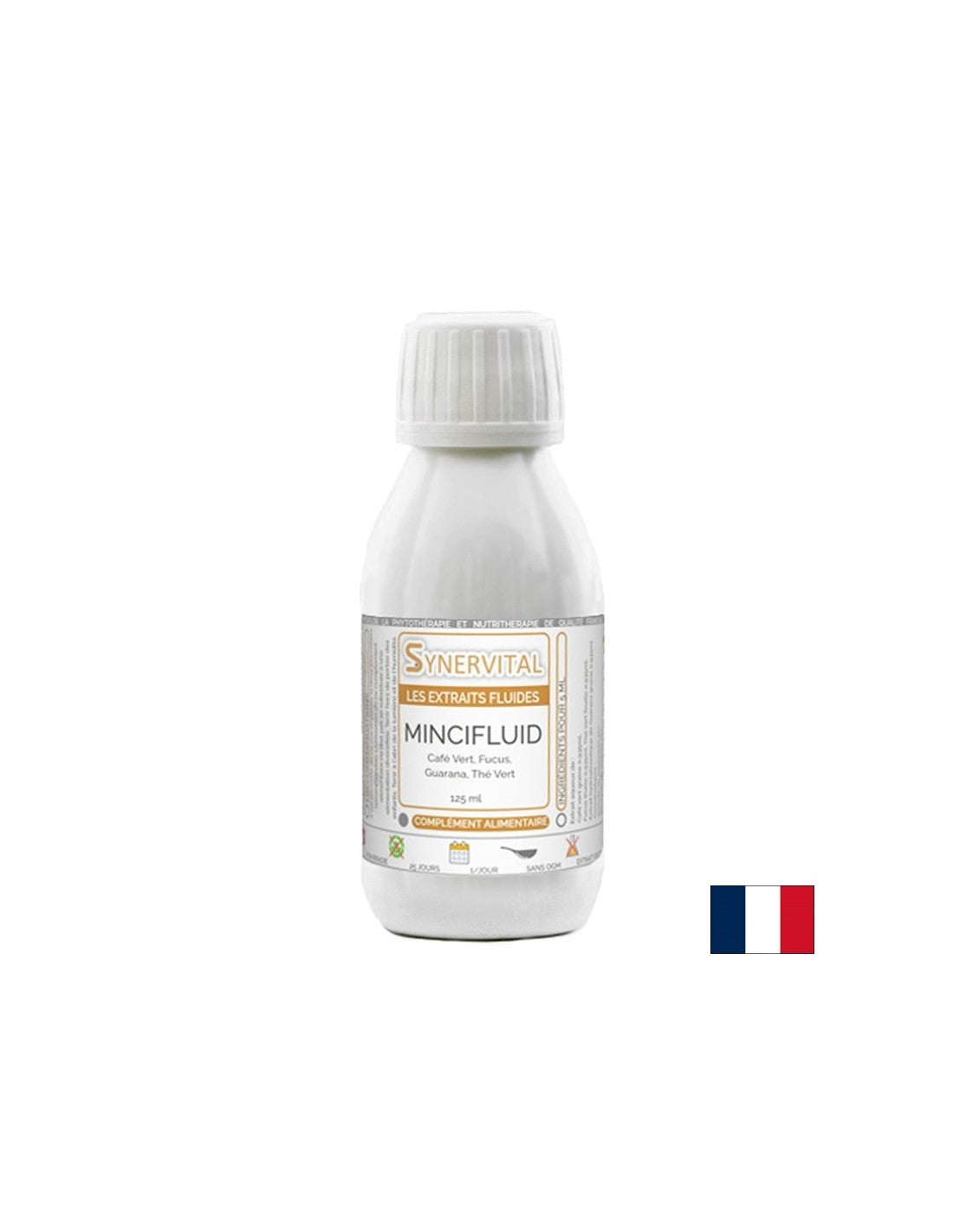 Concentrato di erbe liquido per perdita di peso mincifluid, 125 ml