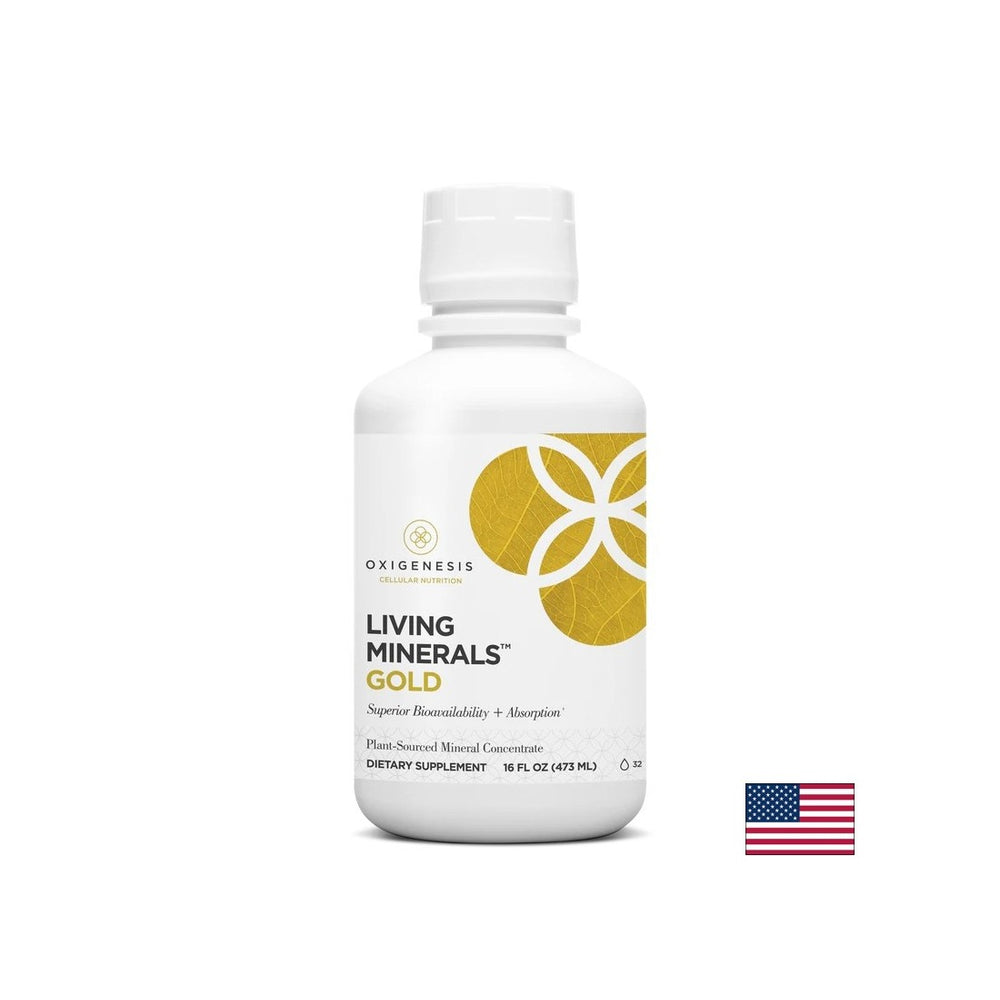 Cura della pelle - minerali viventi in oro liquido, 473 ml