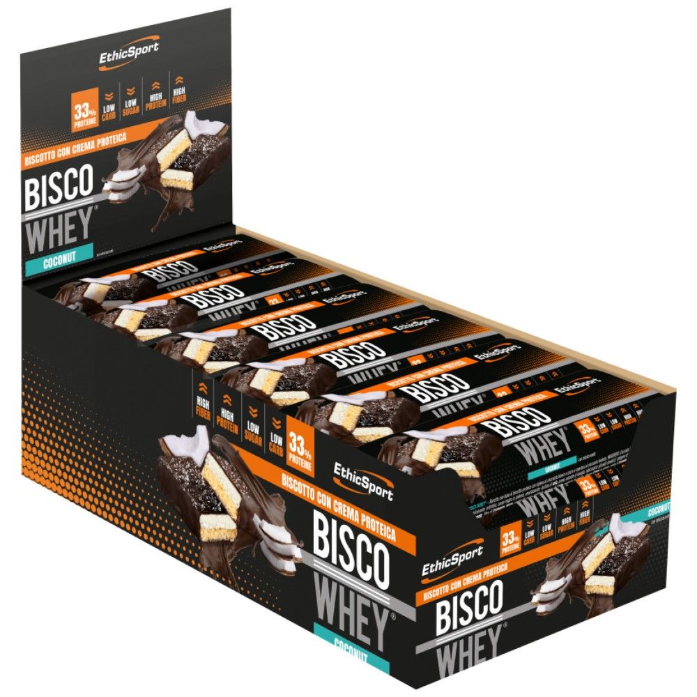 BISCO WHEY Baton cu conținut ridicat de proteine ​​- 24 x 40 grame