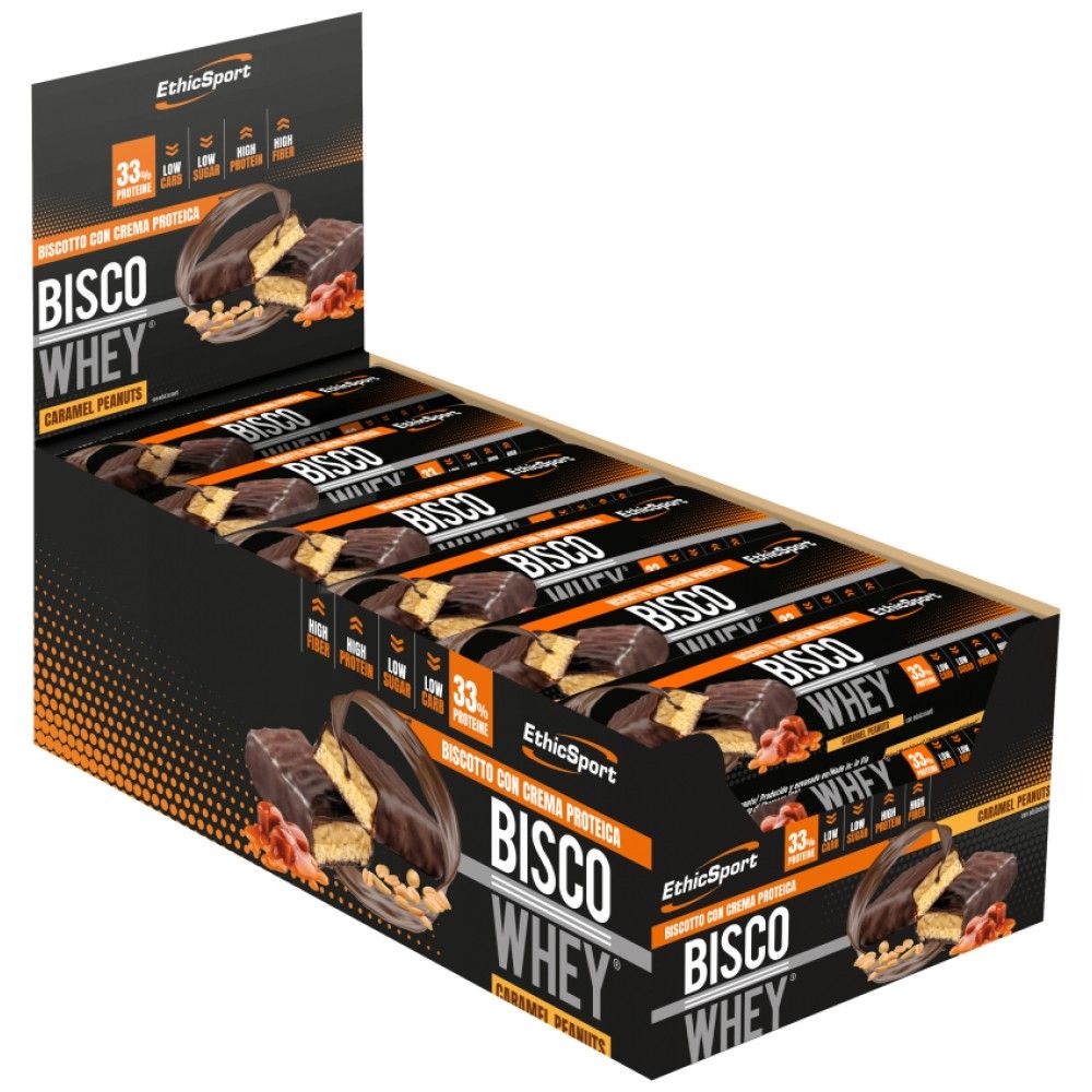 BISCO WHEY Baton cu conținut ridicat de proteine ​​- 24 x 40 grame