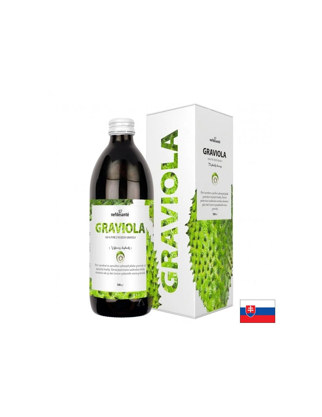 Purea graviola (frutta) - tono e forte immunità, 500 ml, 10 dosi