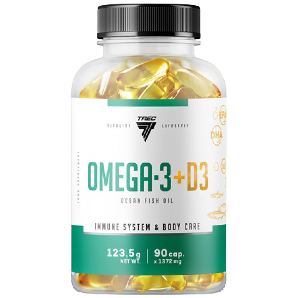 Omega-3 + D3 90 Гел капсули