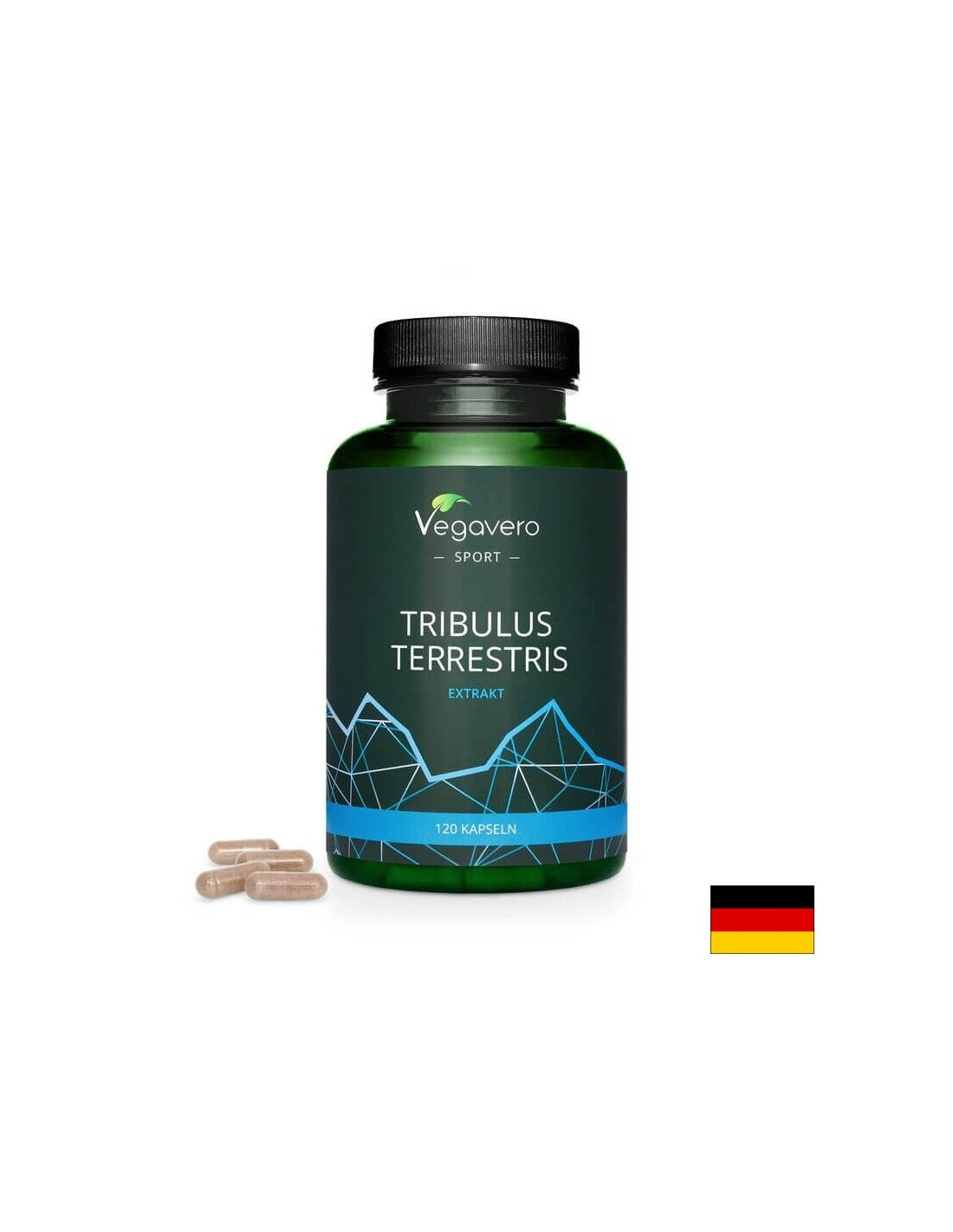 Tribulus Terrestris/ Tribulus Terrestris (Zęby babci), 120 kapsułek, 100% wegański <tc>Vegavero</tc>