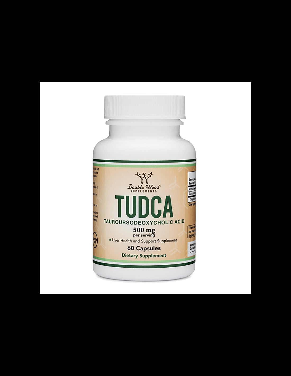 TUDCA (Tauroursodeoxycholic acid) / Тауроурсодезоксихолова киселина, 500 mg, 60 капсули Double Wood - Feel You