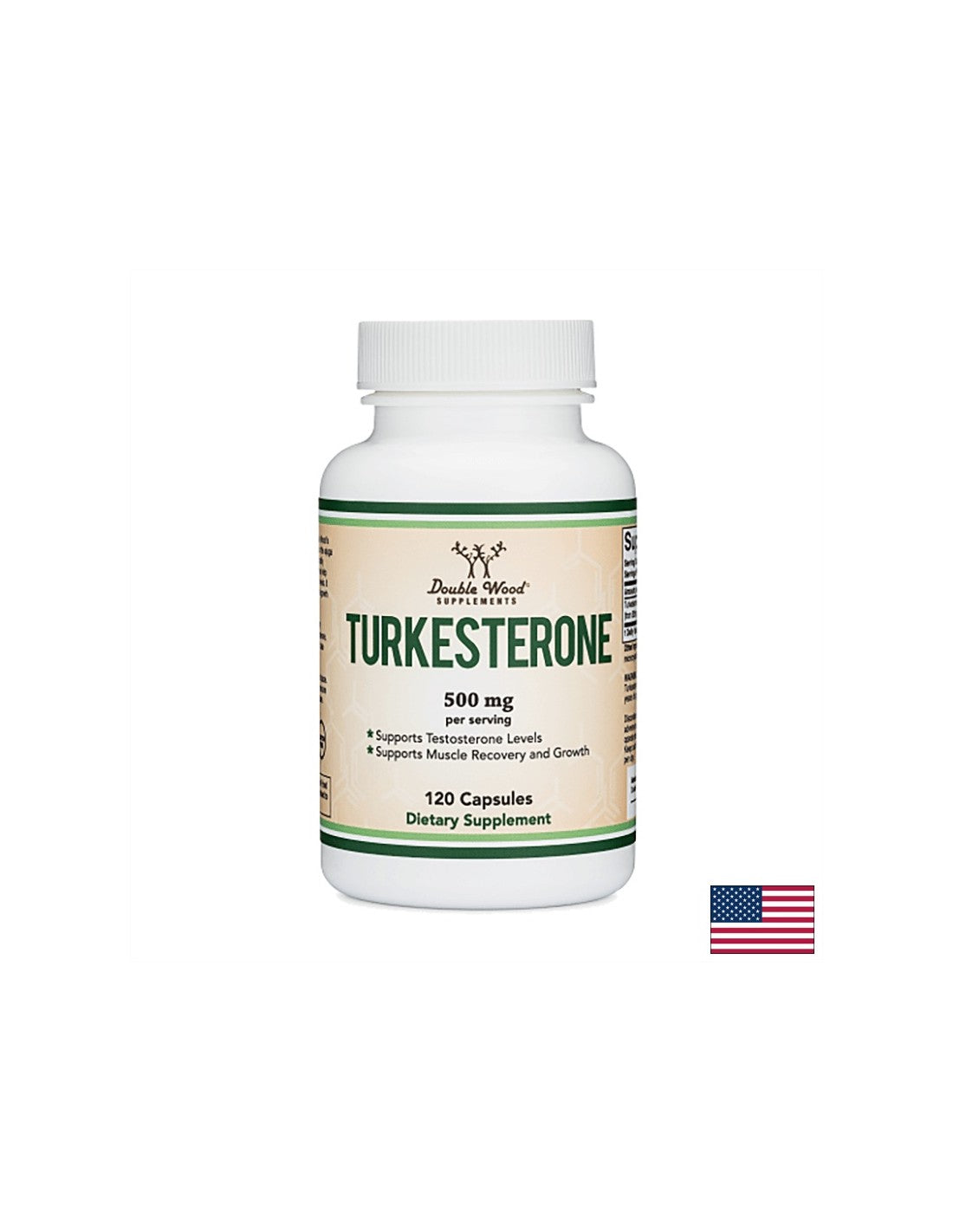 Turkesterón, 500 mg, 120 kapsúl <tc>Double Wood</tc>