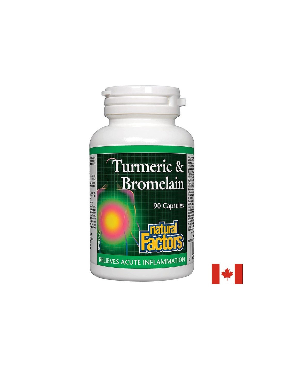 Turmeric & Bromelain - Turmeric and Bromelain, 90 capsules Natural Factors