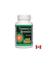Turmeric & Bromelain - Turmeric and Bromelain, 90 capsules Natural Factors