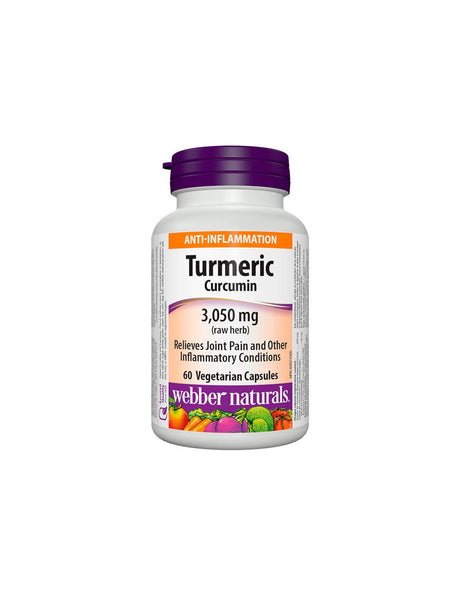 Turmeric Curcumin/ Куркума (куркумин) 600 mg x 60 капсули Webber Naturals - Feel You