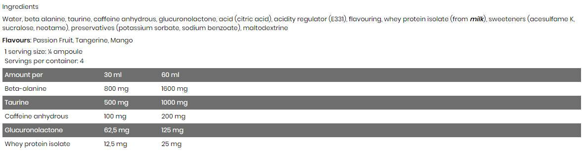 Black Line / Scatterbrain / Pre-Workout Shot - 120 мл - Feel You