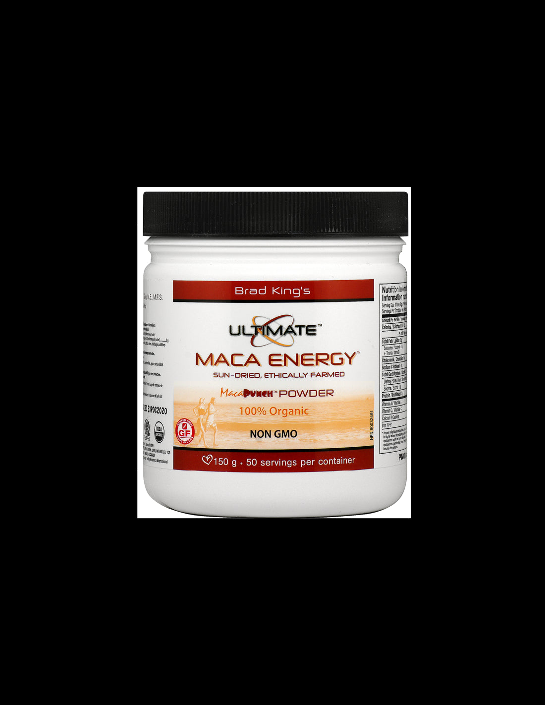 Ultimate® Maca Energy Organic/ Мака 150 g пудра х 50 дози Natural Factors - Feel You