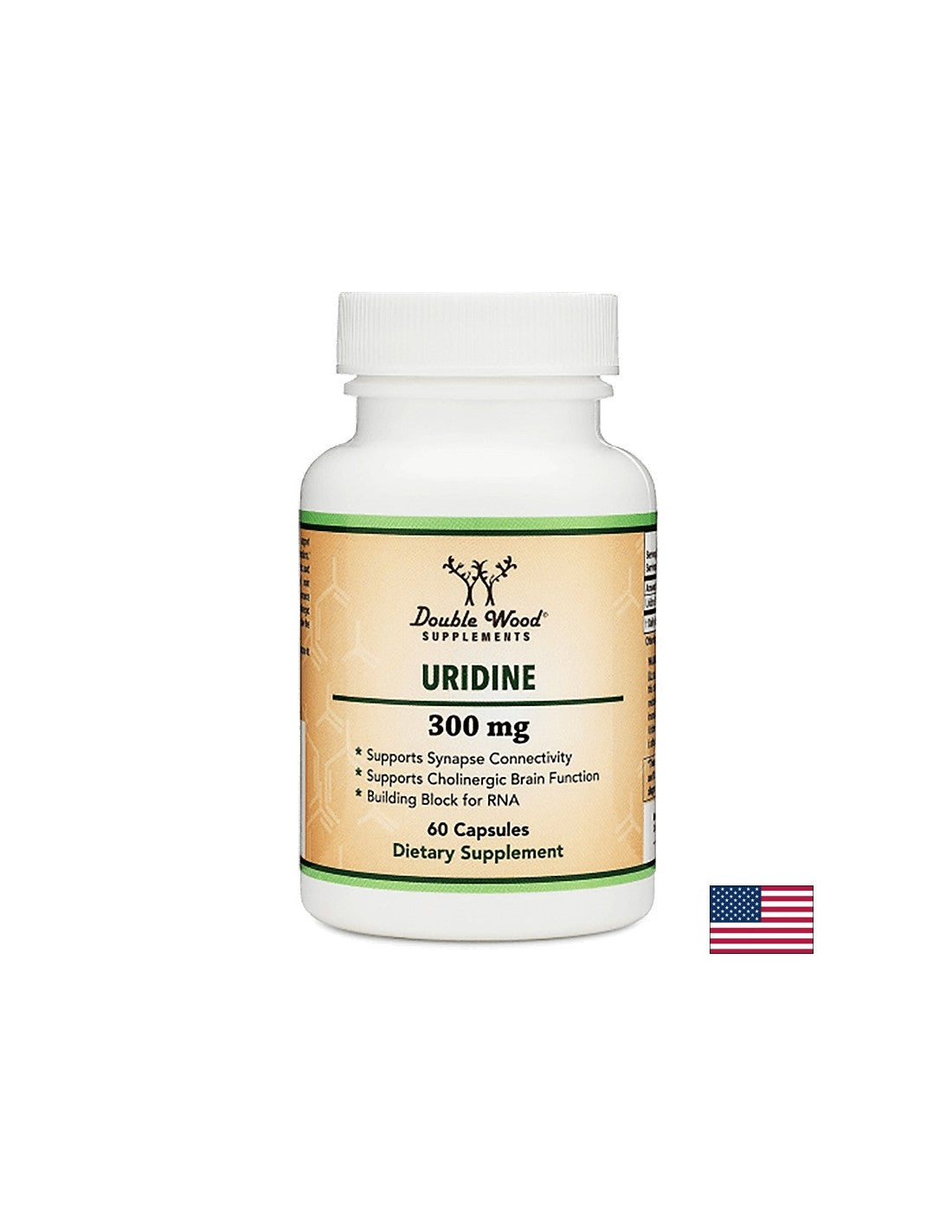 Uridine/ Uridine monophosphate, 60 capsules Double Wood