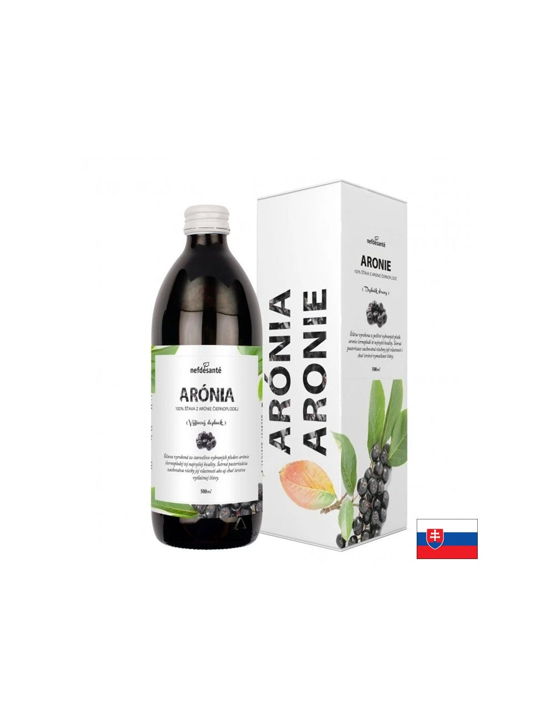 Sok Aronia - moćan antioksidans - zdravlje srca, metaboličkog i jetre, 500 ml, 10 doza