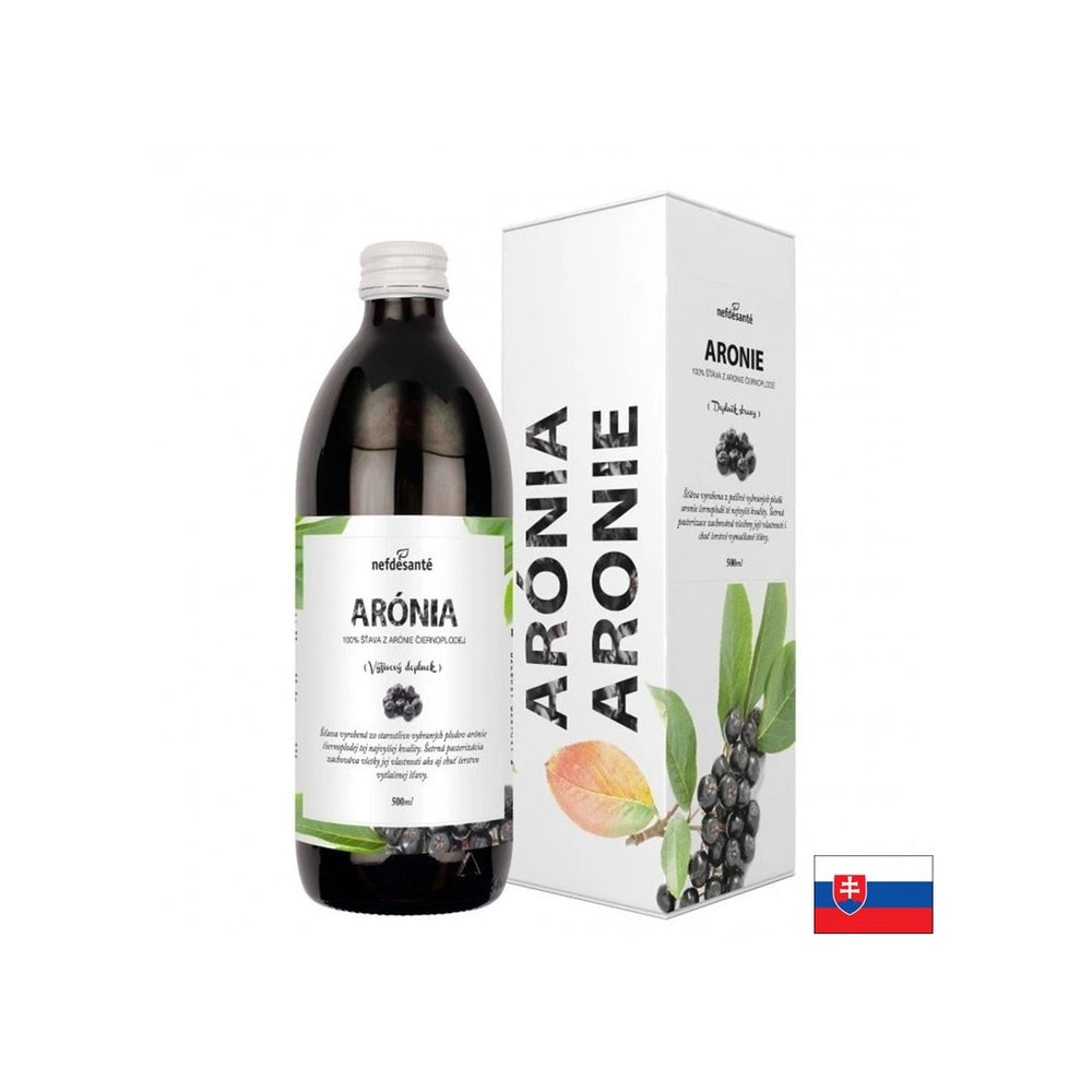 Sok Aronia - moćan antioksidans - zdravlje srca, metaboličkog i jetre, 500 ml, 10 doza