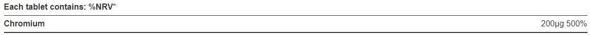 Chromium Picolinate 200 mcg - 100 tablets