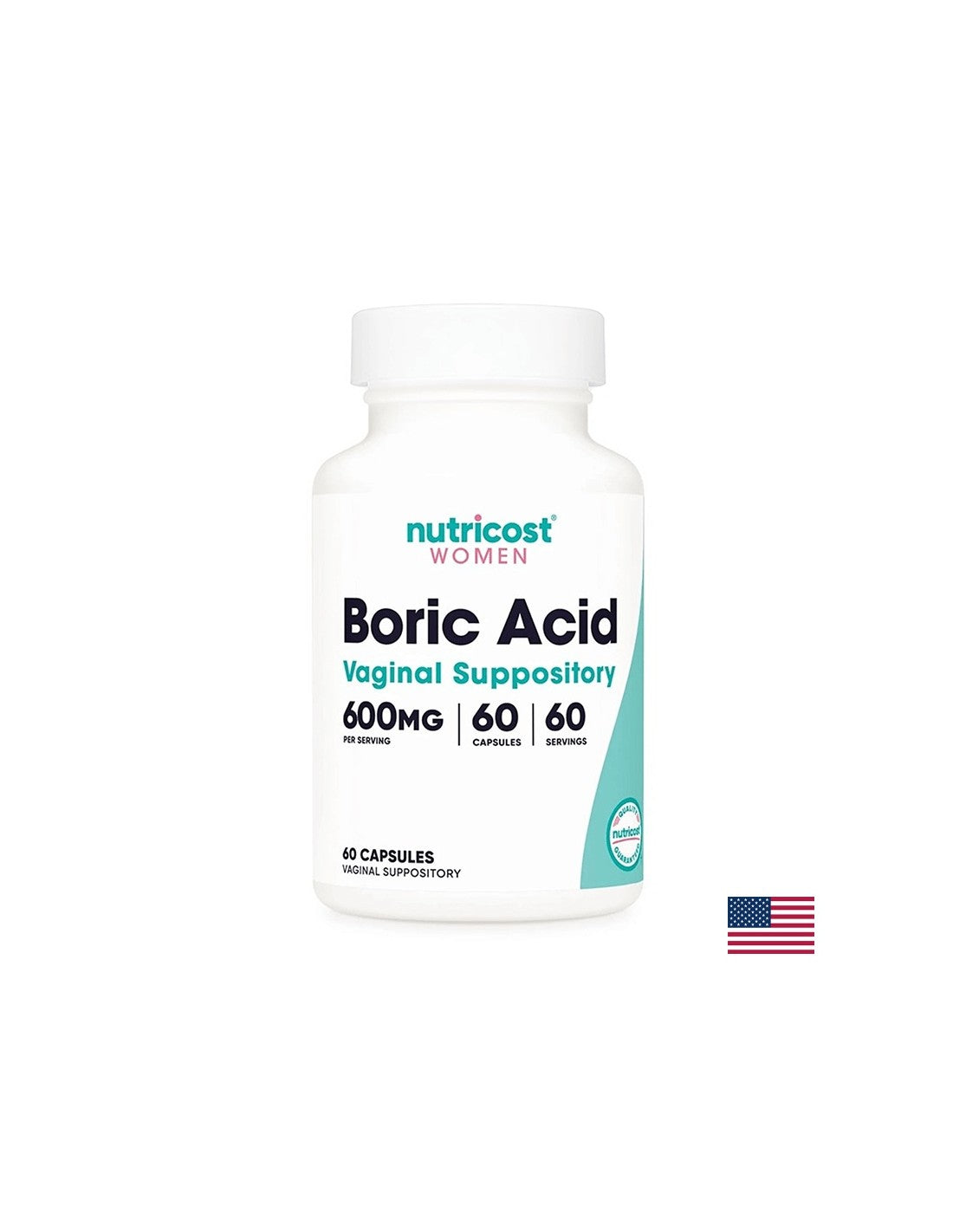 Vaginal infections - Boric acid (Boric Acid), 600 mg x 60 vaginal capsules