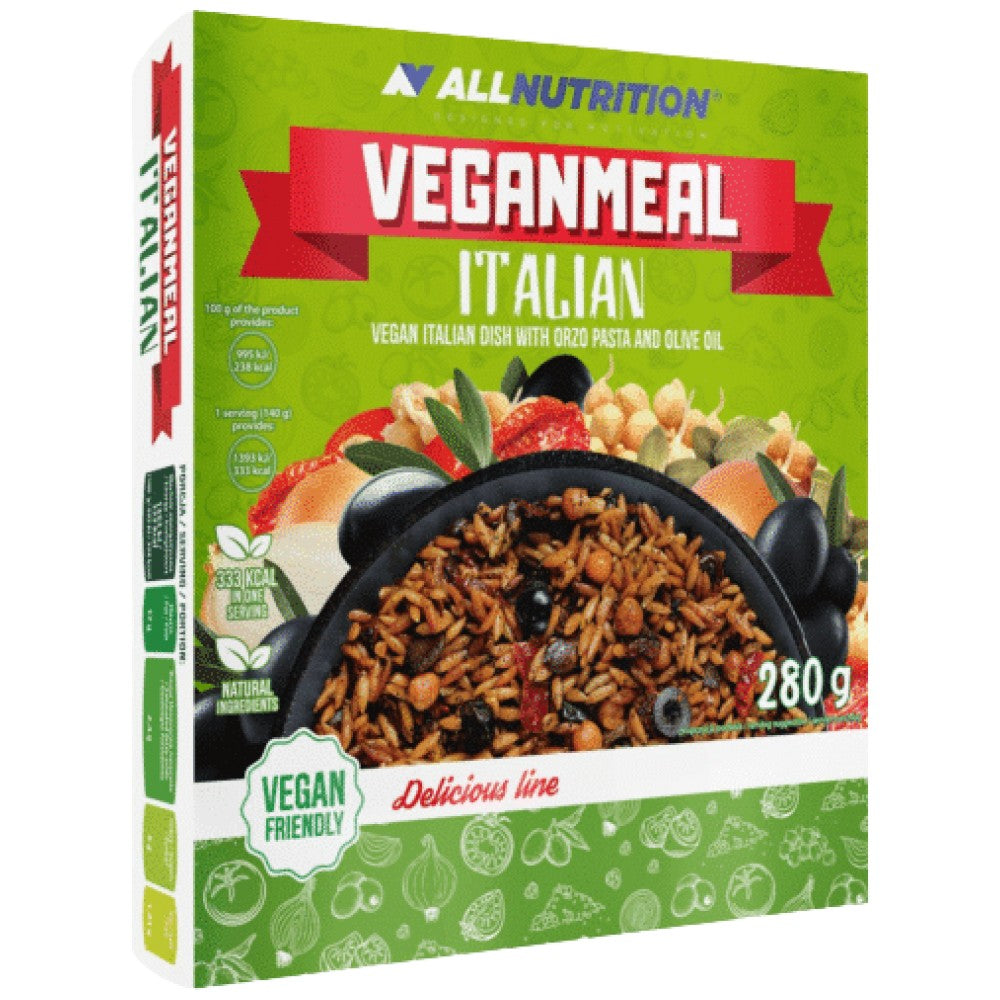 Veganmaal Italienesch | Prett-to-iesst héich Protein Mëssjams-280 Gramm