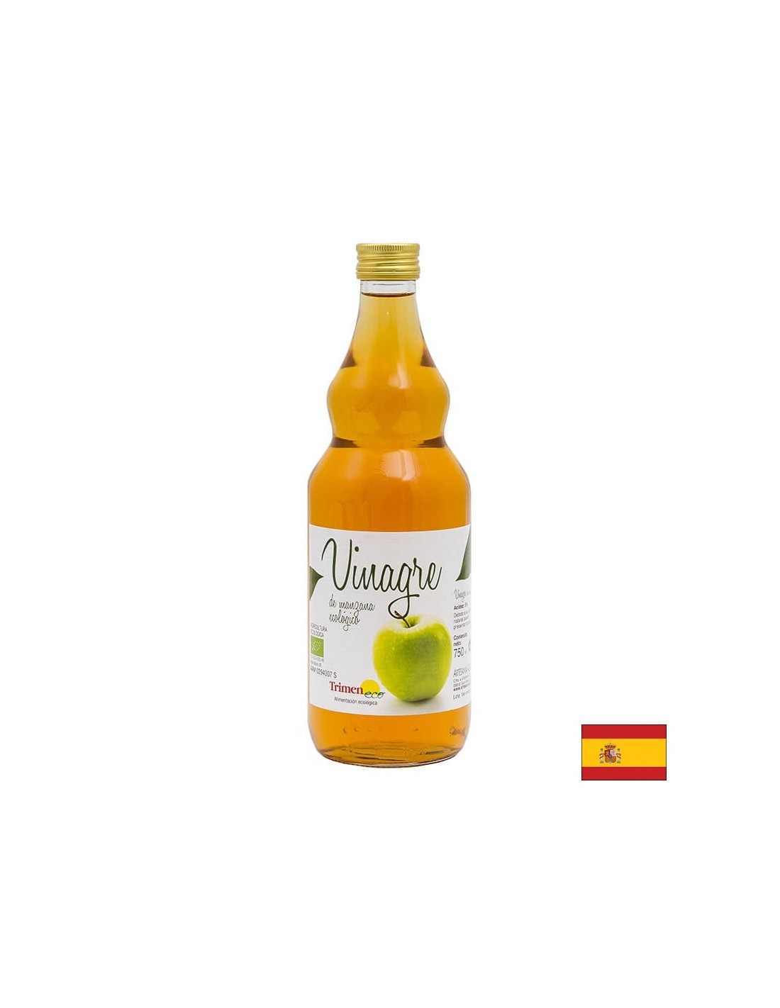 Organic apple cider vinegar - Vinagre de manȝana ecologica, 750 ml