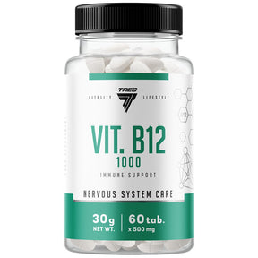 Vit. B12 1000 | Vitamin B12 Methylcobalamin - 60 Tablets - Nutra Best Europe