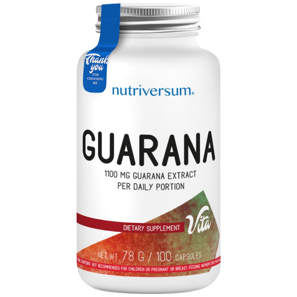 Guarana Extract 550 mg 100 капсули - Feel You