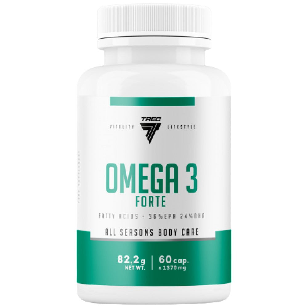 „Omega 3 Forte“ 1000 mg | 60% EPA DHA - 60 gelio kapsulės