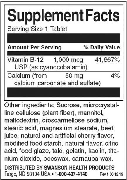 Triple Action B -12 1000 MCG - 90 tablets