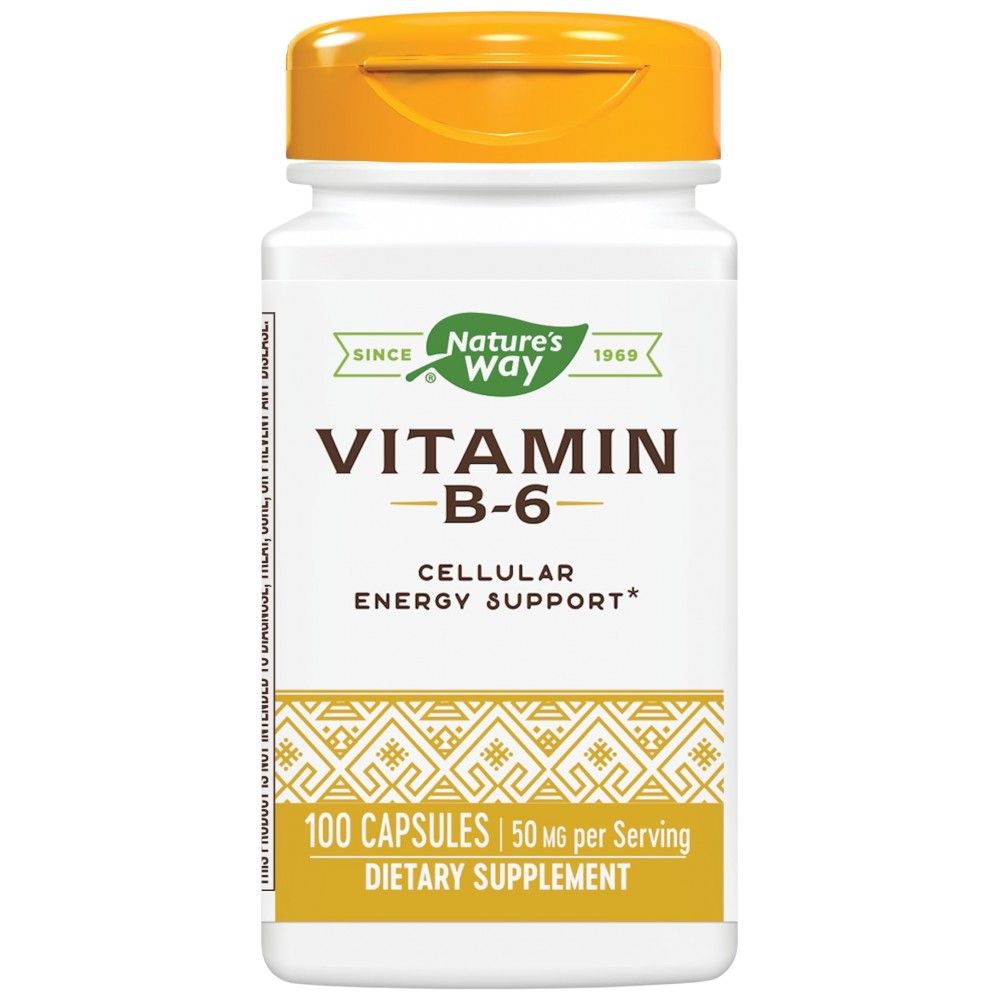 Vitamin B -6 50 mg - 100 capsules