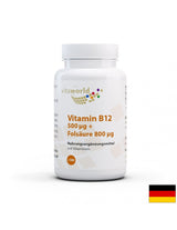 Vitamin B12 + Folsäure / Vitamin B12 + Folic acid, 180 δισκία