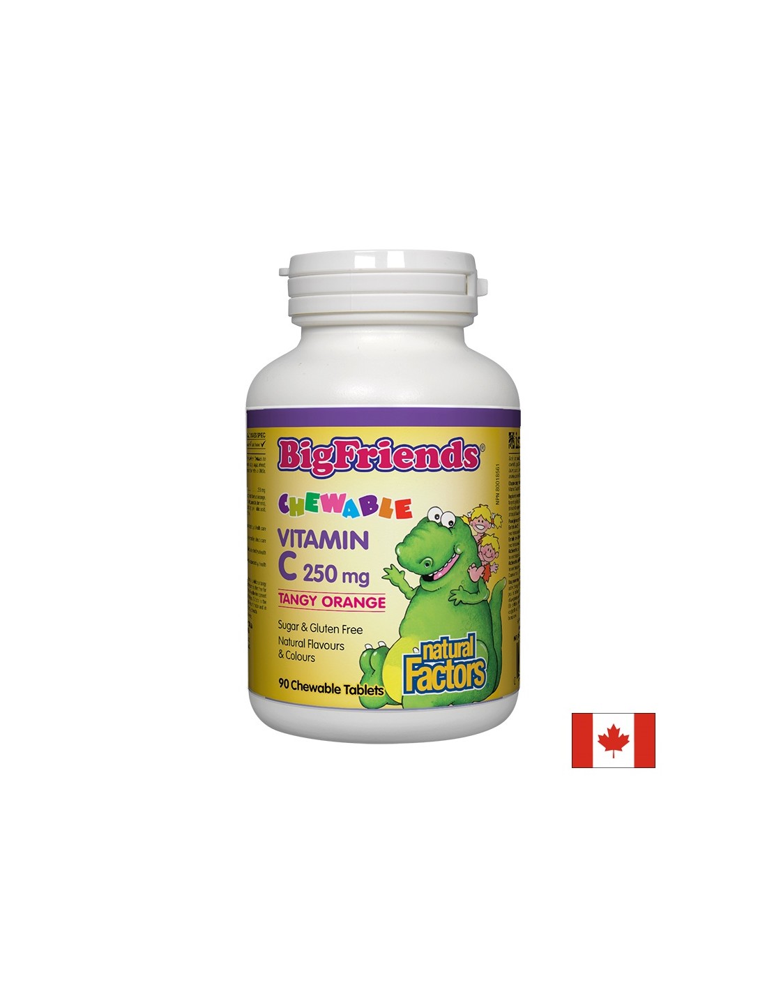 Big Friends Jr Chewable C 250 mg - 90 Chewable Tablets