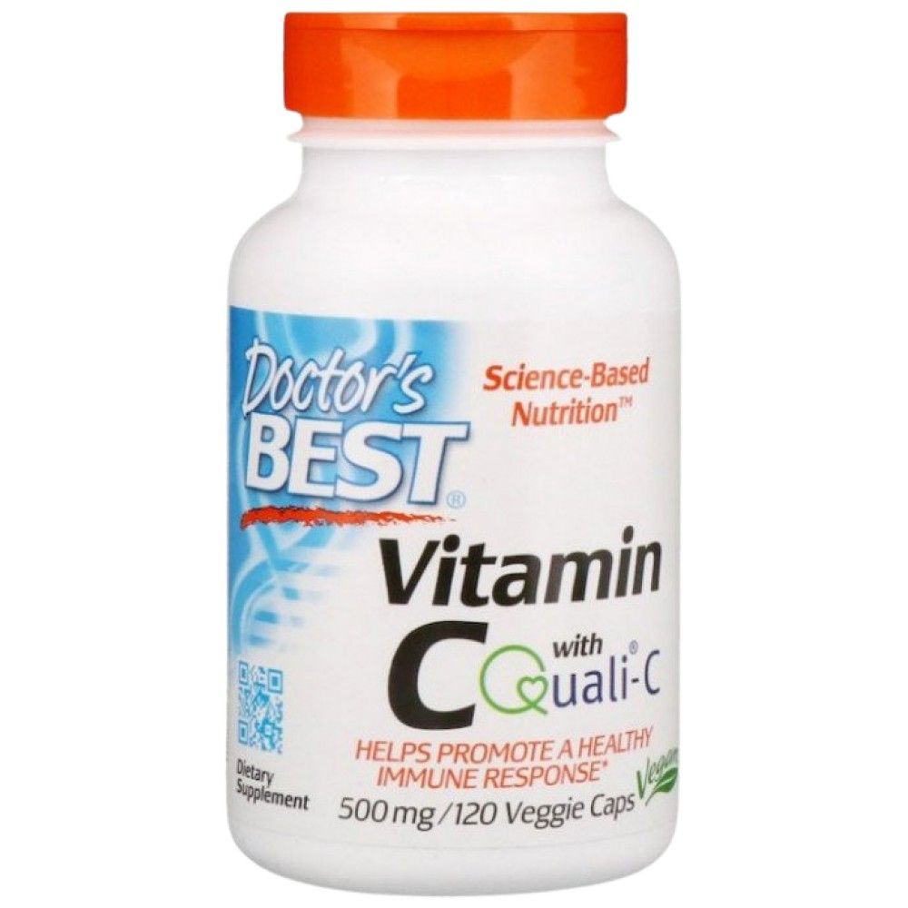 Geriausias vitaminas C + kvali ™ C 500 mg - 120 kapsulės