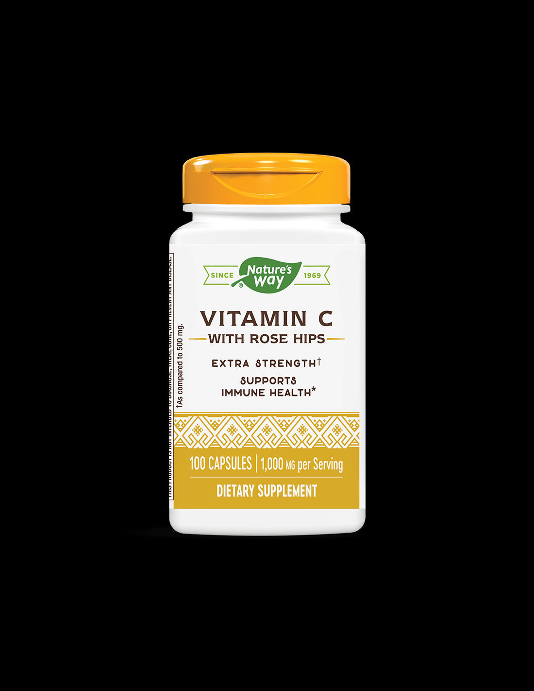 Vitamin C with Rose Hips/ Витамин С 1000 mg & Шипка x 100 капсули Nature’s Way - Feel You