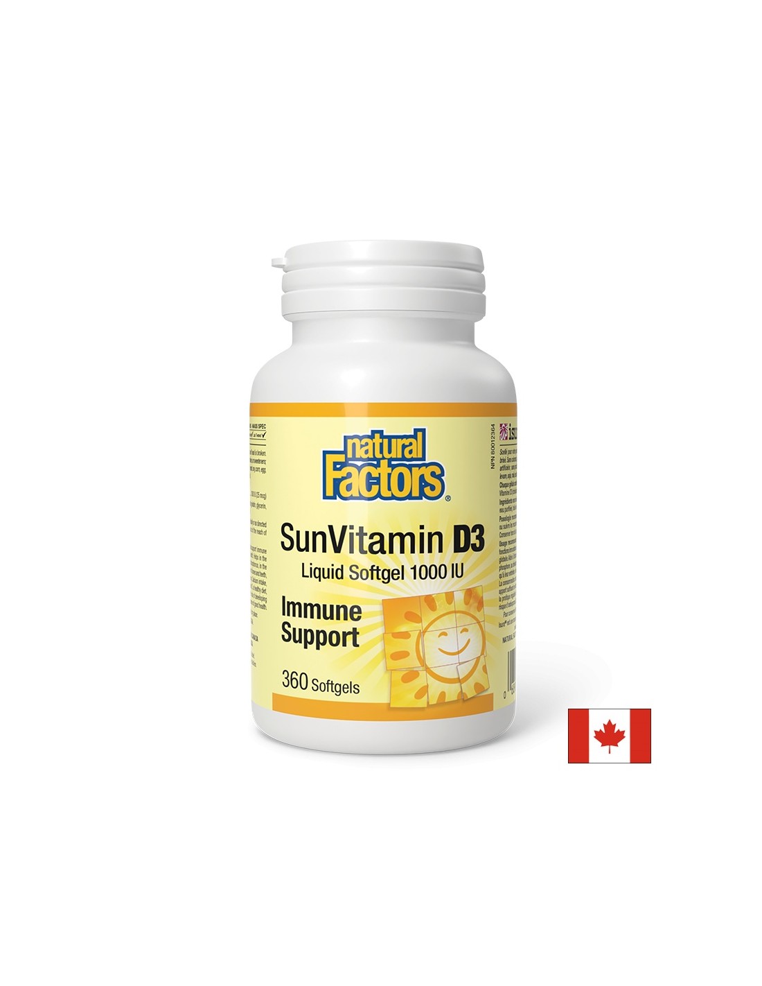 Sunvitamin D3 1000 iu - 360 gel kapsul