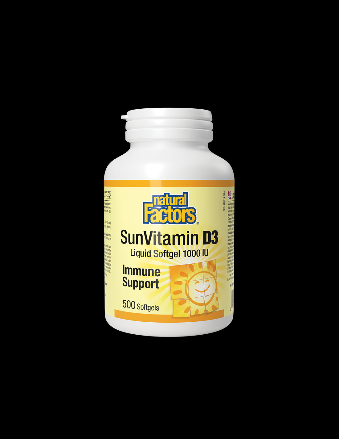 SunVitamin D3 1000 IU - 500 Гел капсули - Feel You