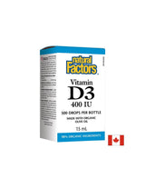 Vitamina D3 400 IU Drops - 15 ml