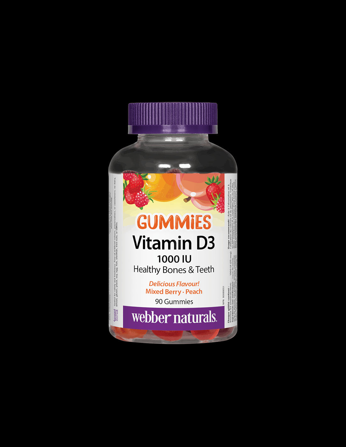 Vitamin D3 Gummies / Витамин D3, 1000 IU, 90 желирани таблетки - Feel You