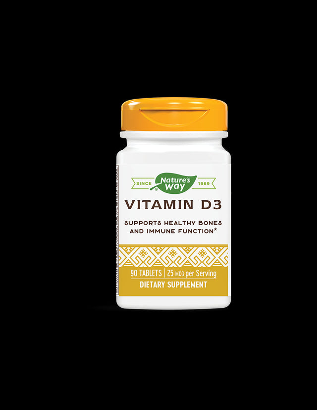 Vitamin D3/ Витамин D3 1000 IU x 90 таблетки Nature’s Way - Feel You