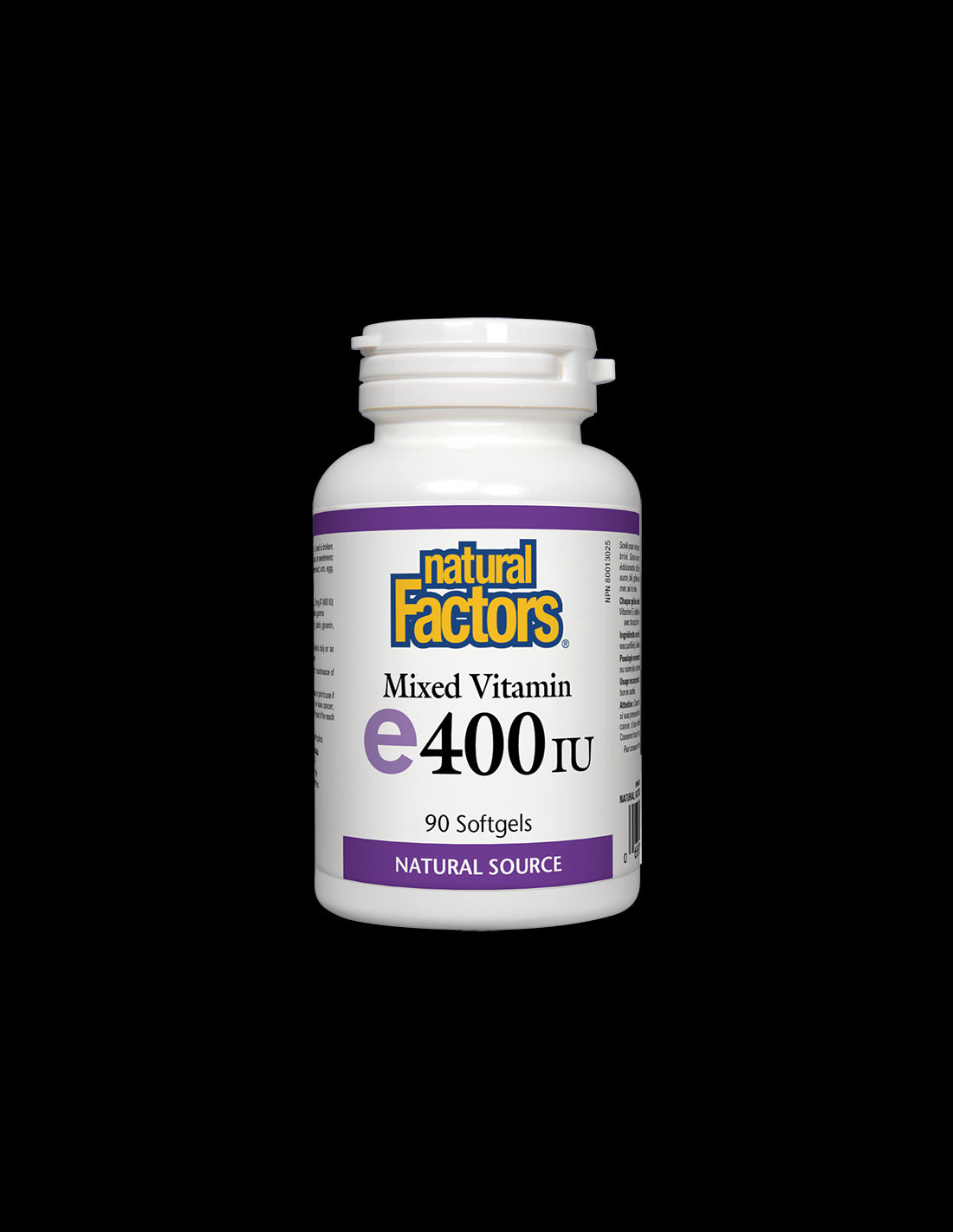 Vitamin E 400 IU · Natural Source 268 mg - 90 Гел капсули - Feel You