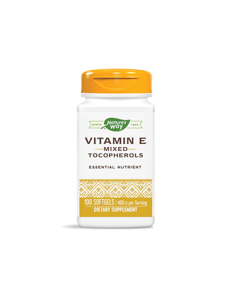 Vitamin E - Витамин E (токофероли микс) 268 mg, 100 софтгел капсули Nature’s Way - Feel You