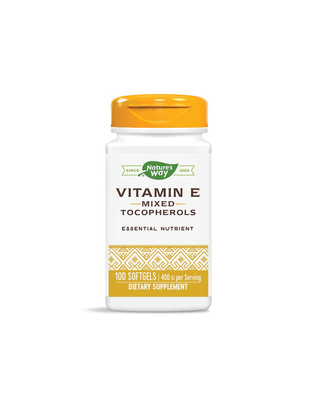 Vitamin E - Витамин E (токофероли микс) 268 mg, 100 софтгел капсули Nature’s Way - Feel You