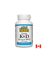 Vitamina K2 120 MCG | D3 1000 IU - 120 capsule gel