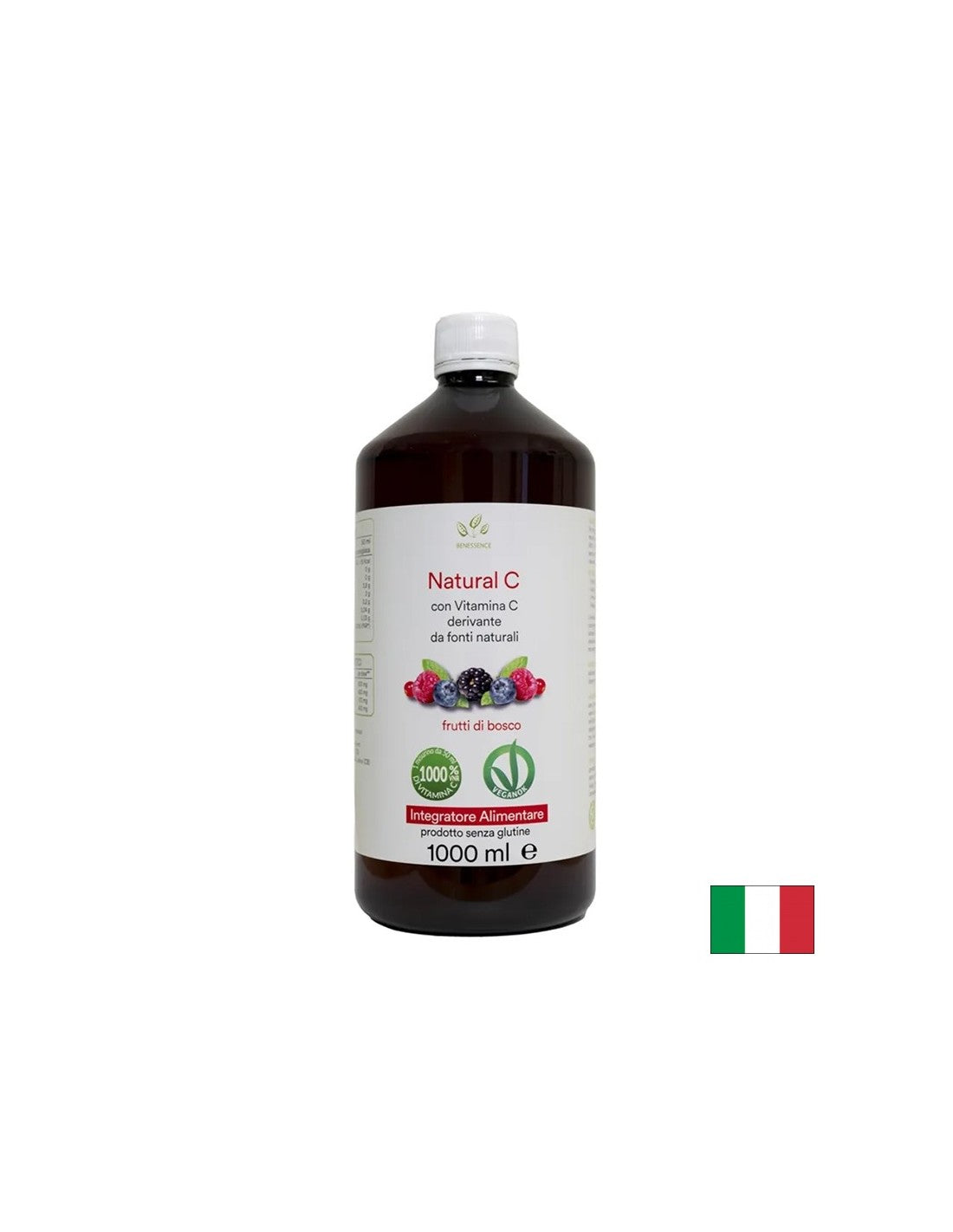 Berry juice + acerola and rosehip (natural vit. C) - Immunity and energy, 1 liter, 20 doses