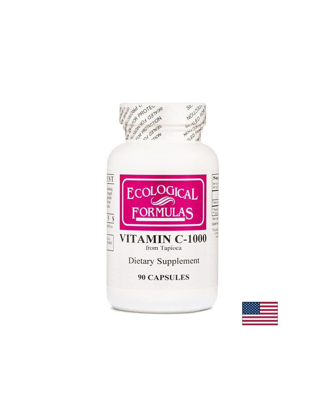 Βιταμίνη C από ταπιόκα - 1000 mg, 90 κάψουλες
